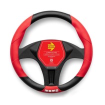 MOMO COPRIVOLANTE TUNING NERO/ROSSO