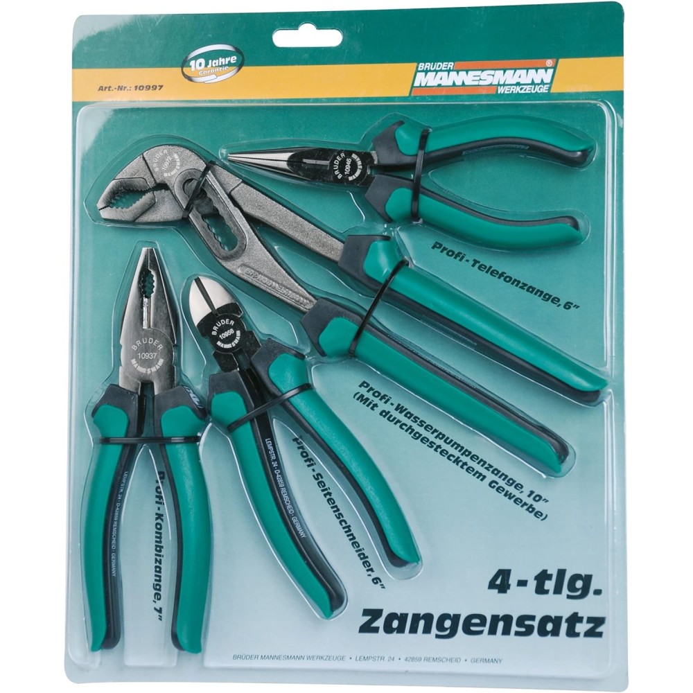 MANNESMANN SET 4 PZ. PINZE