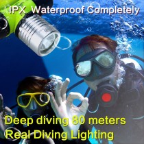 TORCIA FRONTALE LED WATERPROOF PER IMMERSIONI