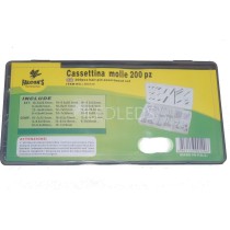 ASSORTIMENTO 200 PZ. MOLLE A COMPRESSIONE E A TRAZIONE