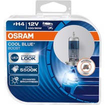 COPPIA LAMPADINE ALOGENE BLU OSRAM H4 12V