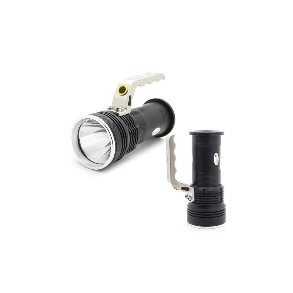 TORCIA LED PROFESSIONALE 800 LUMEN IMPERMEABILE RICARICABILE 3 FUNZIONI