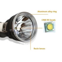 TORCIA LED PROFESSIONALE 800 LUMEN IMPERMEABILE RICARICABILE 3 FUNZIONI