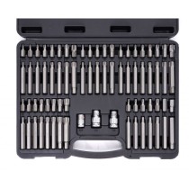 SET 75. PEZZI INSERTI TORX, RIBE ED ESAGONALI