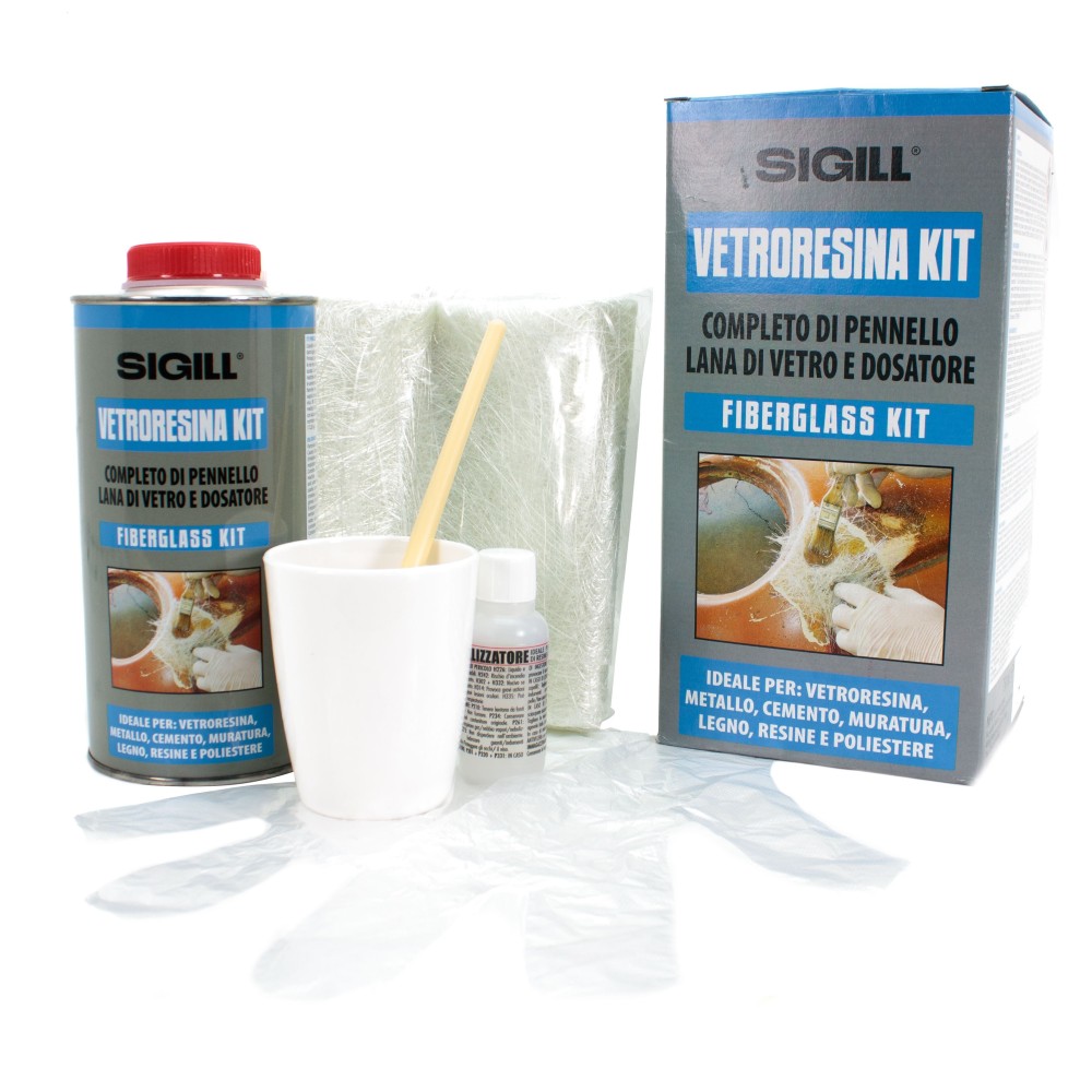 SIGILL KIT VETRORESINA 750ML