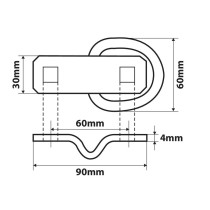 LAMPA COPPIA ANELLI PER ANCORAGGIO