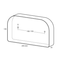 LAMPA FANALE POSTERIORE 6 FUNZIONI 12V SINISTRO