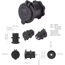 ADATTATORE PER ACCENDISIGARI 12V