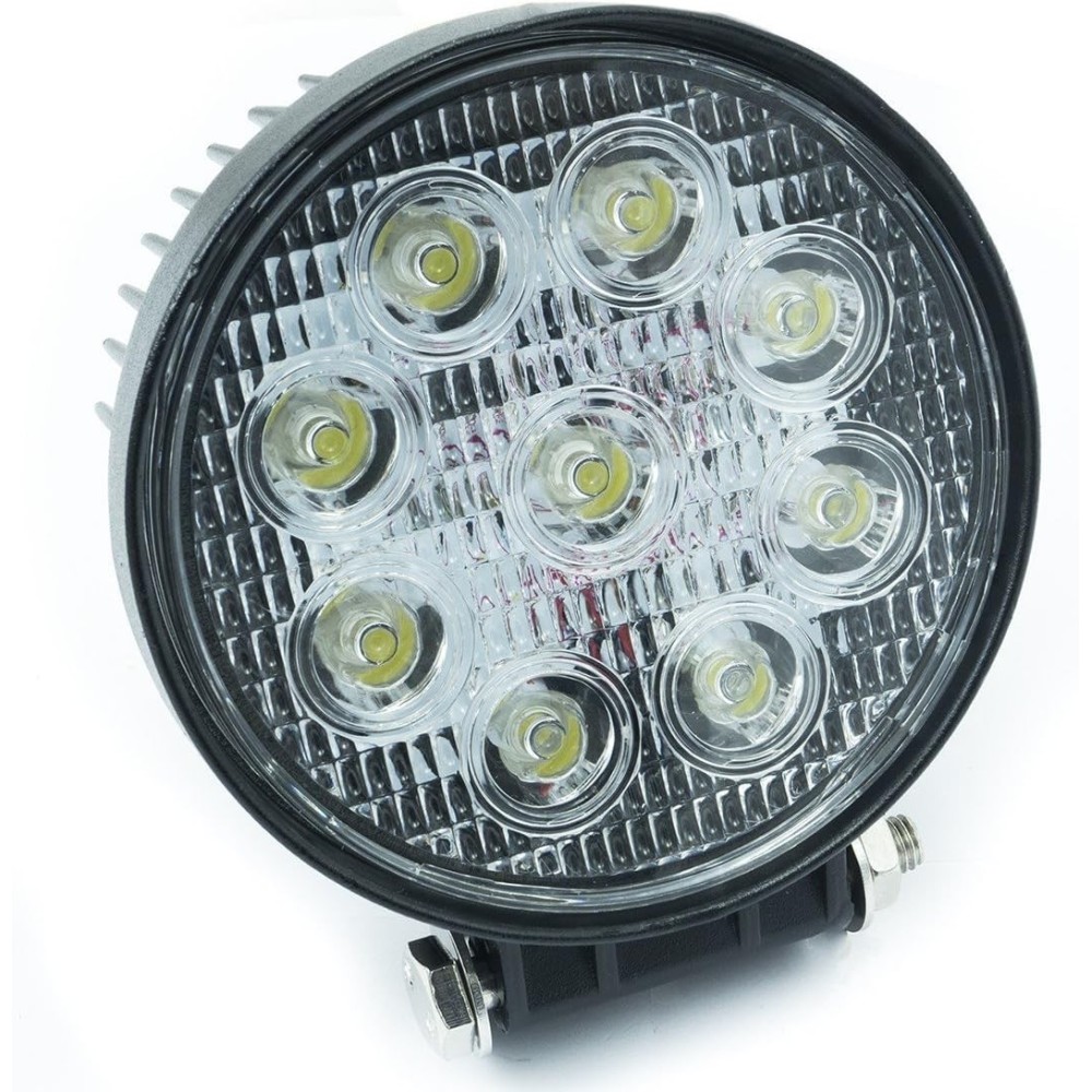 FARO AUSILIARE TONDO A 9 LED 27W