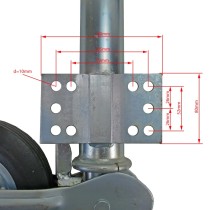 RUOTA DI SOSTEGNO PER RIMORCHIO AUTO