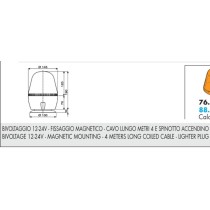 LUCE DI SEGNALAZIONE ALOGENA H1 12/24V