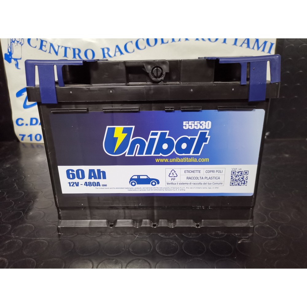 BATTERIA UNIBAT 60AH 12V