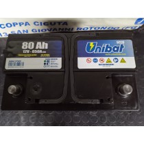 BATTERIA UNIBAT 80AH 12V