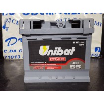 BATTERIA UNIBAT EXTRALIFE 55AH 12V