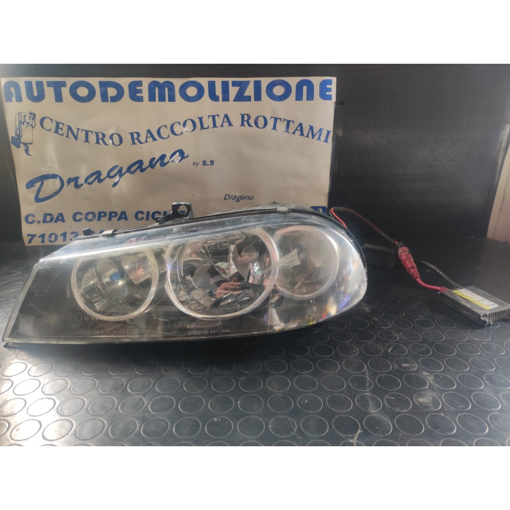 FARO ANTERIORE SINISTRO ALFA ROMEO 156 DAL 2003 AL 2005